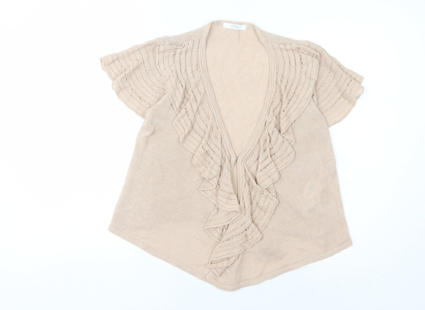 Marks & Spencer Women's Beige Shrug, Size 10, Casual Summer
