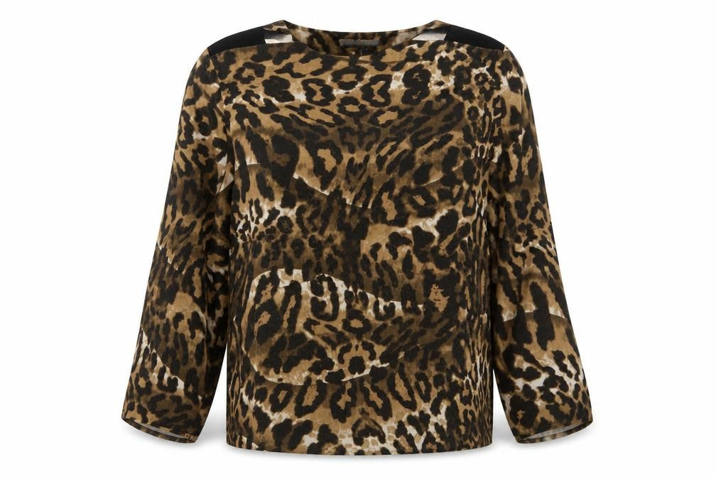 Marks and Spencer Women's Leopard Print Blouse UK 12