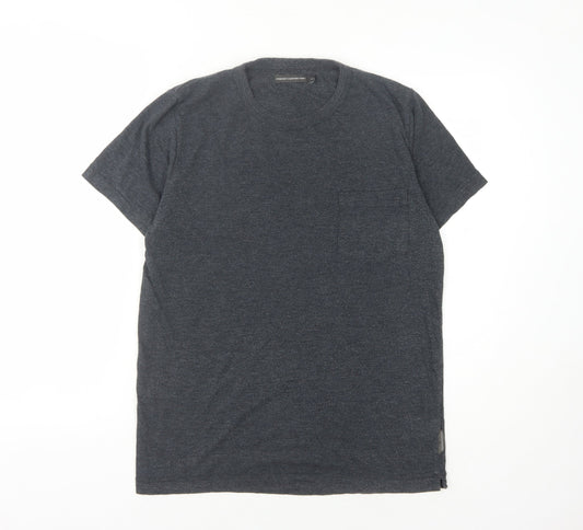French Connection Men's Black Crew Neck T-Shirt S
