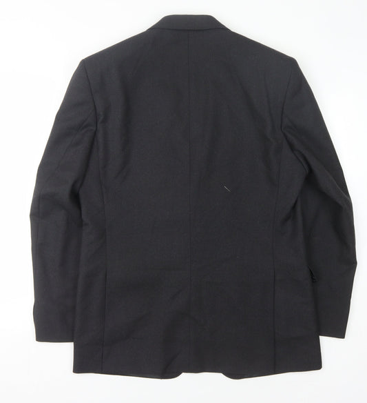 Alpha Plus Men's Grey Blazer Size 40 Classic Formal