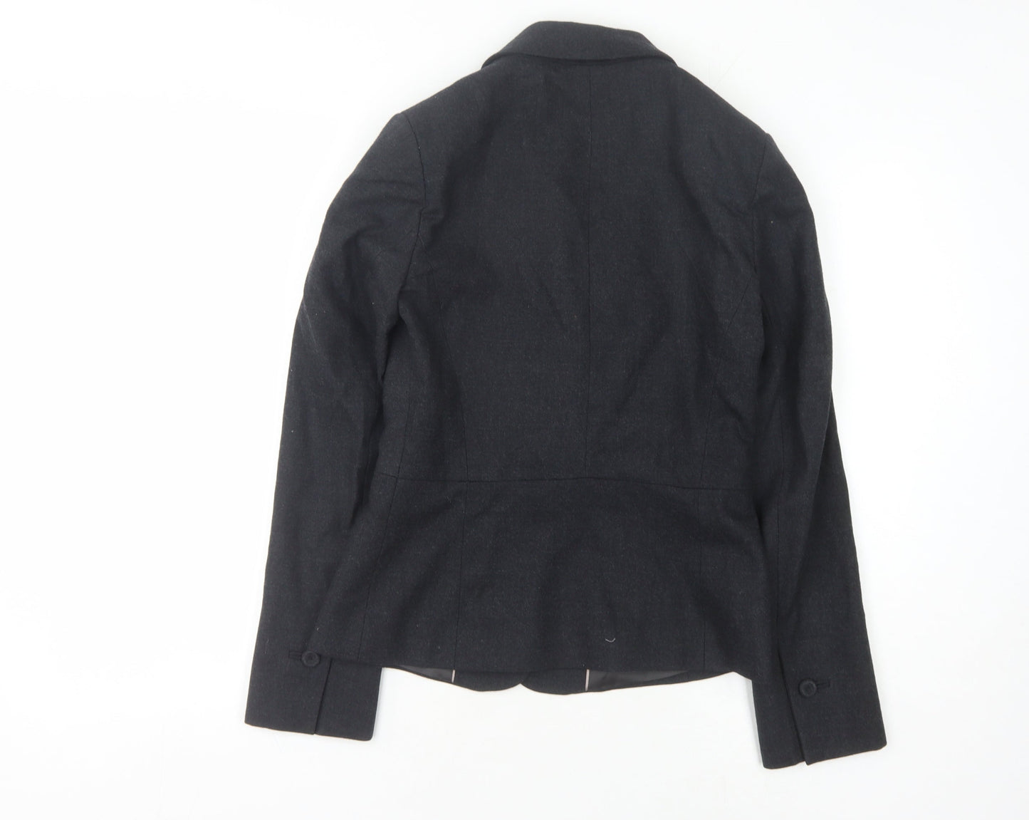 Laura Ashley Women's Black S Classic Wool Blazer