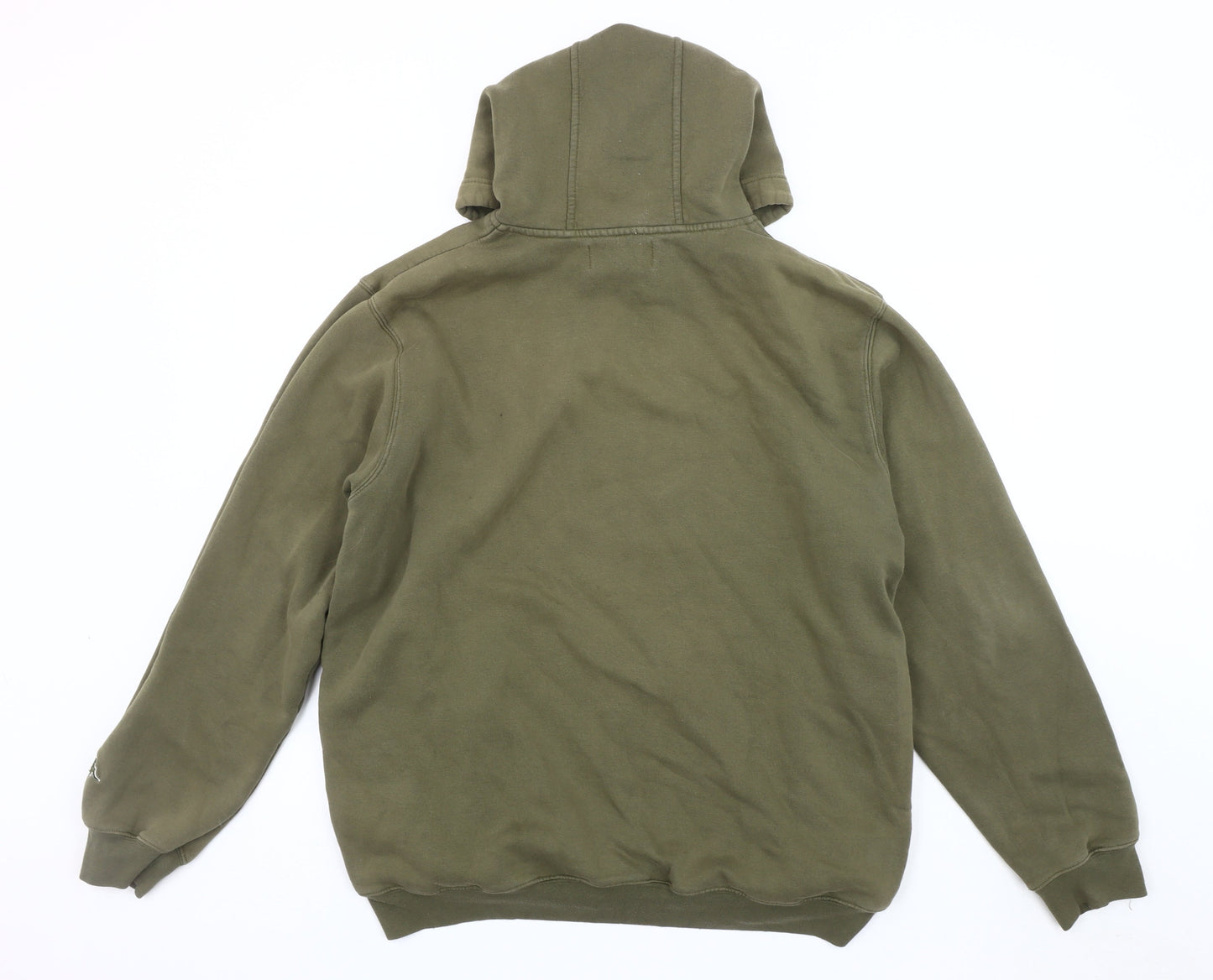 Kappa Men's 2XL Green Pullover Hoodie, Logo Accent