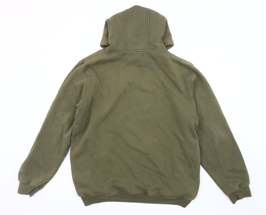 Kappa Men's 2XL Green Pullover Hoodie, Logo Accent