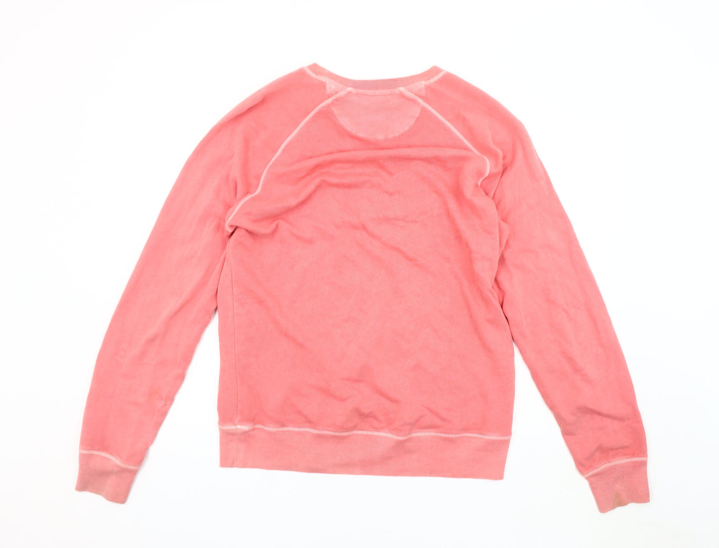 Gant Men's Pink Pullover Sweatshirt L Cotton Crew