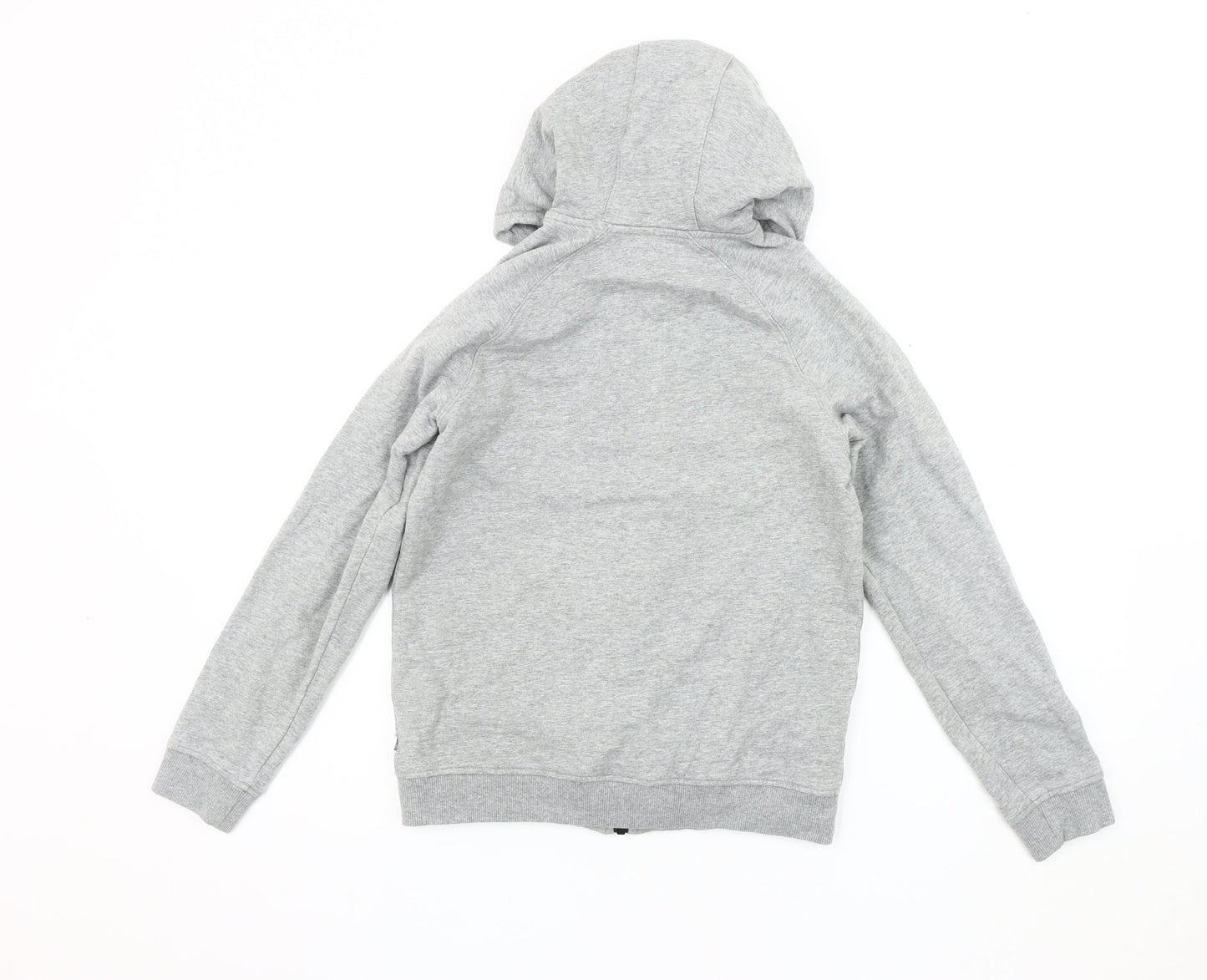 Hugo Boss Boys Grey Hooded Jacket XS - Casual Cotton Blend