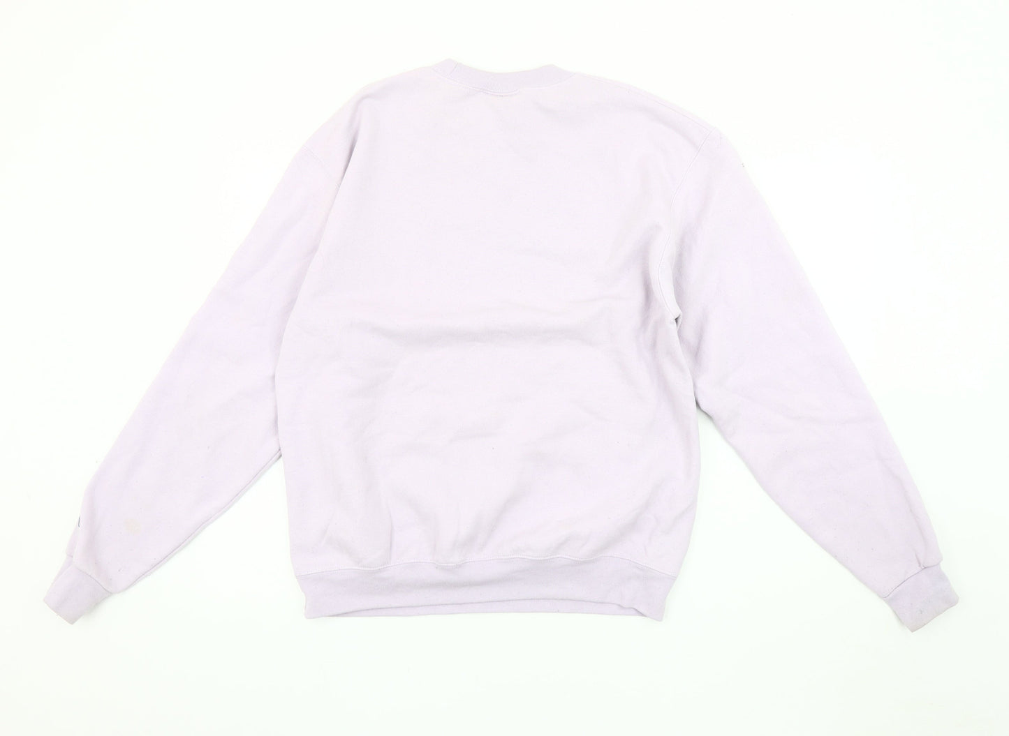 Champion Men's Purple Sweatshirt M Graphic Print Pullover