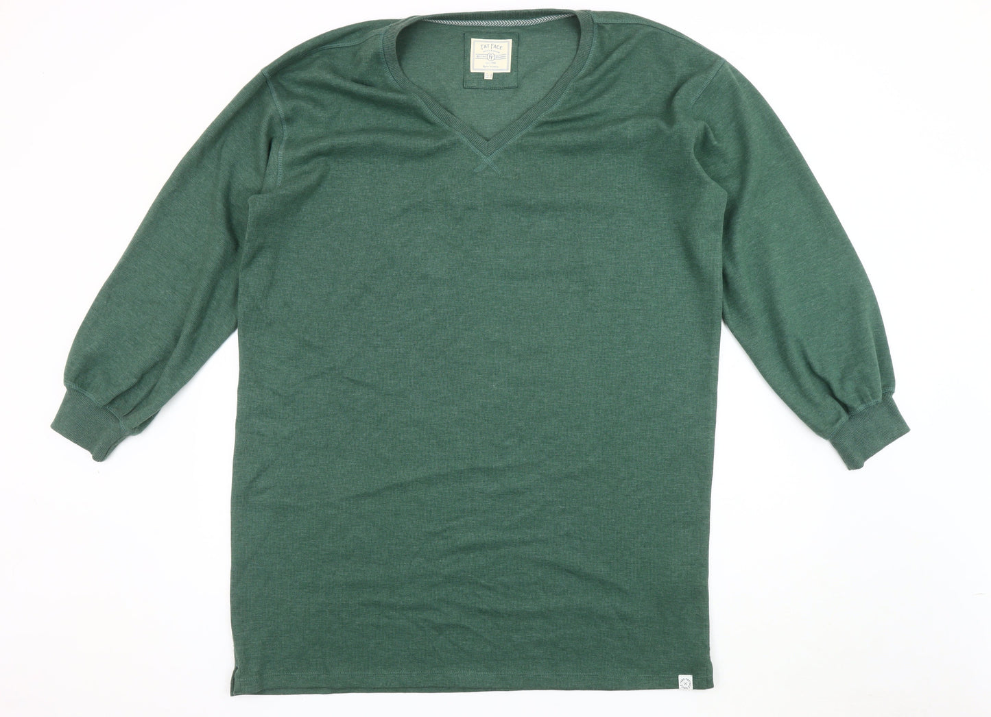 Fat Face Women's Green Pullover Sweatshirt, Size 18