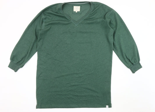 Fat Face Women's Green Pullover Sweatshirt, Size 18