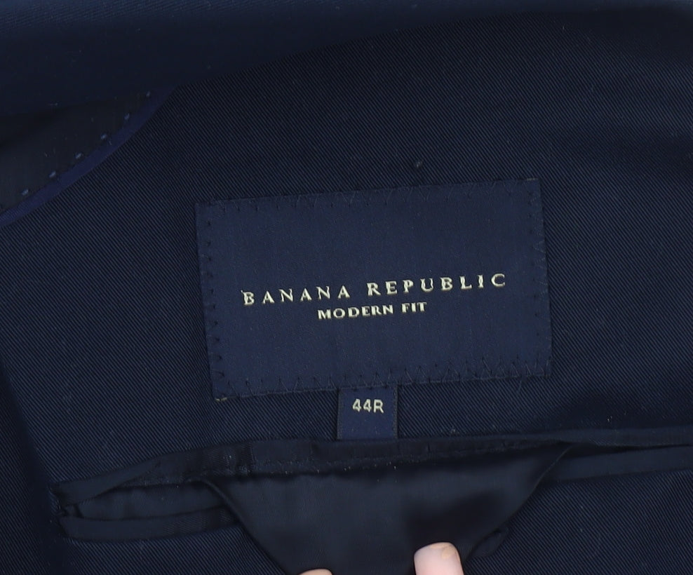 Banana Republic Men's Blue Blazer, Size 44 Regular Fit