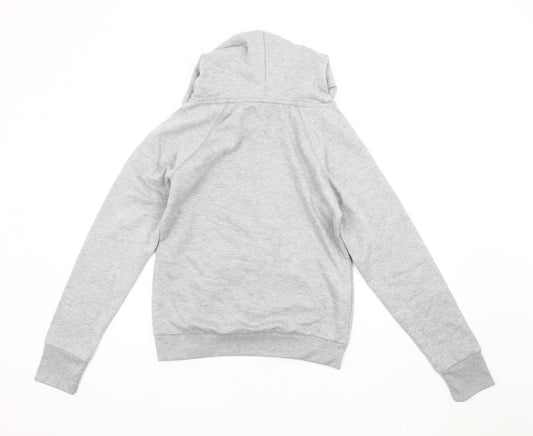 Disney Women's Grey Minnie Mouse Hoodie, Size 12