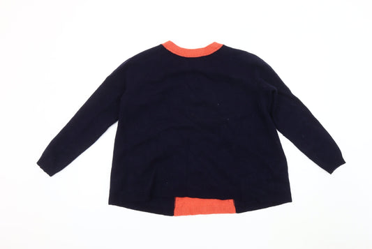 Boden Women's Multicoloured Crew Neck Pullover Jumper M