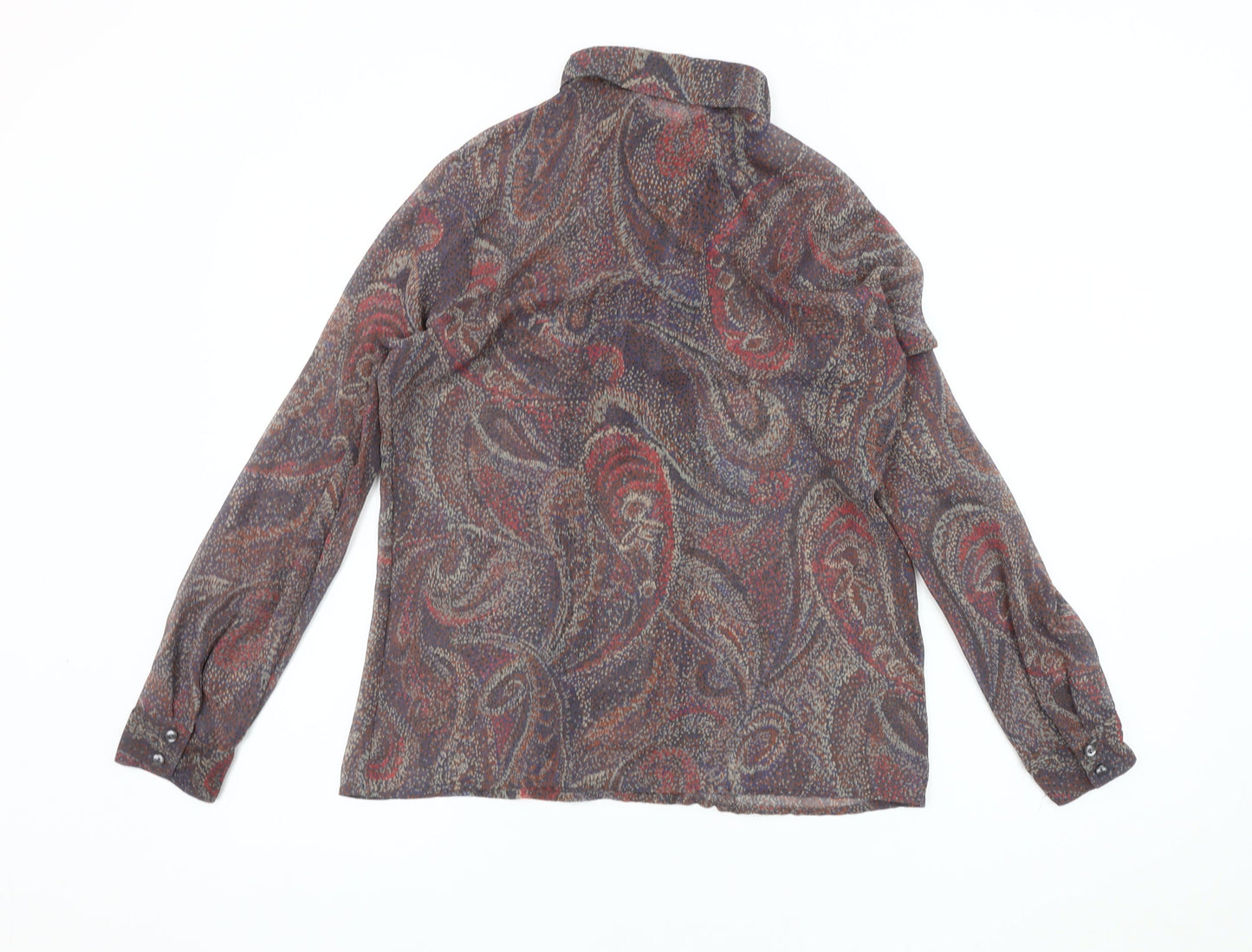 Gap Women's Multicoloured Paisley Blouse, Size S