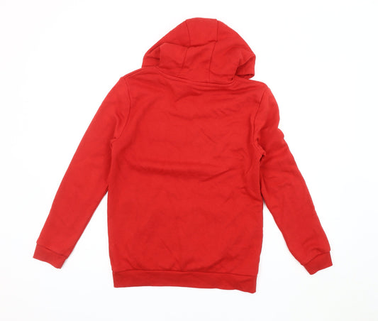 Marvel Boys Red Graphic Hoodie 11-12 Years Pullover Style