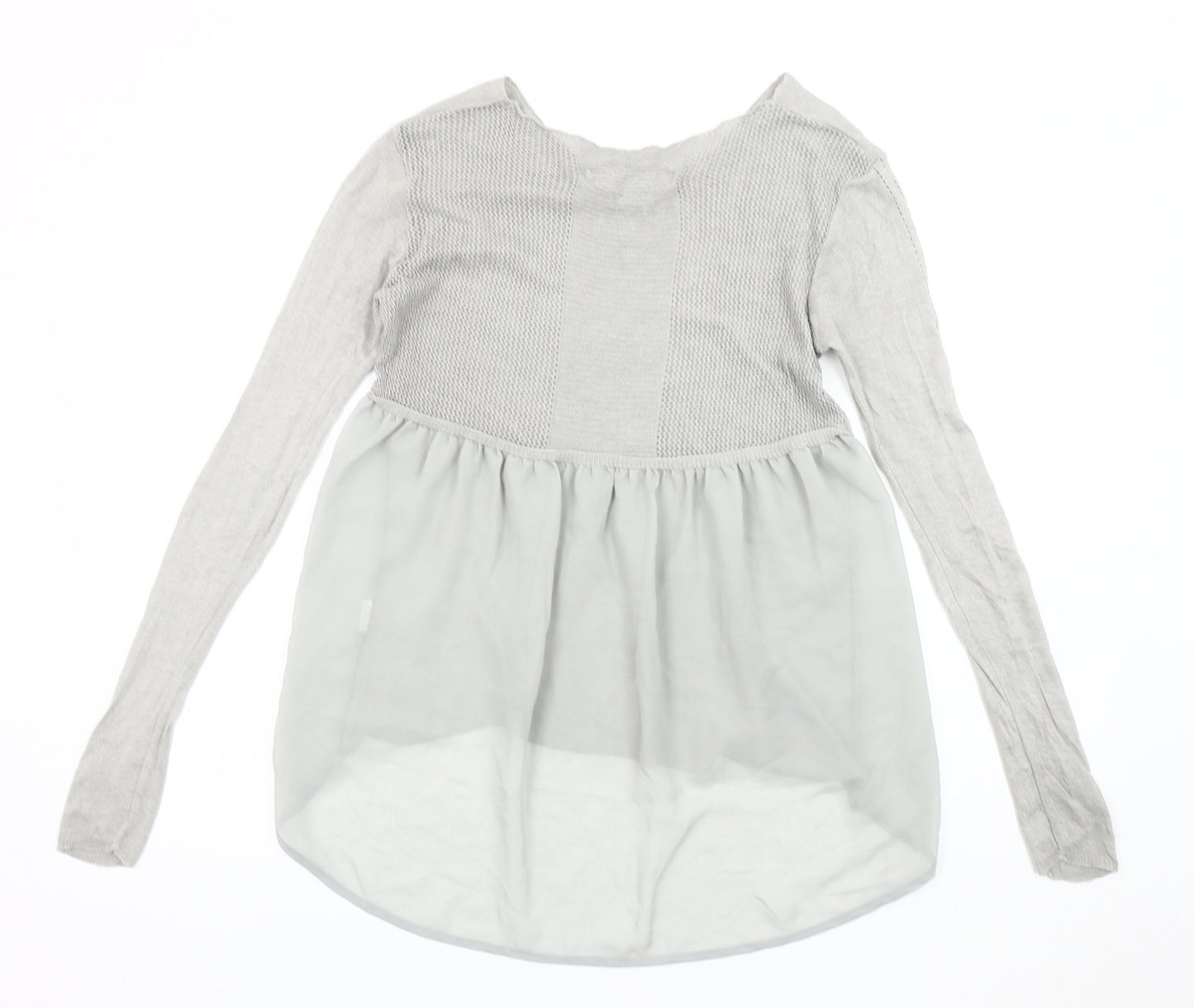 Zara Women's Grey Pullover Jumper Size S