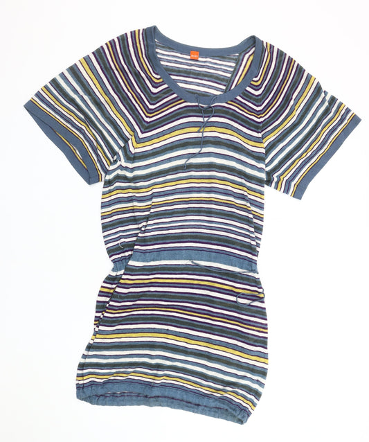 Hugo Boss Women's Multicoloured T-Shirt Dress S