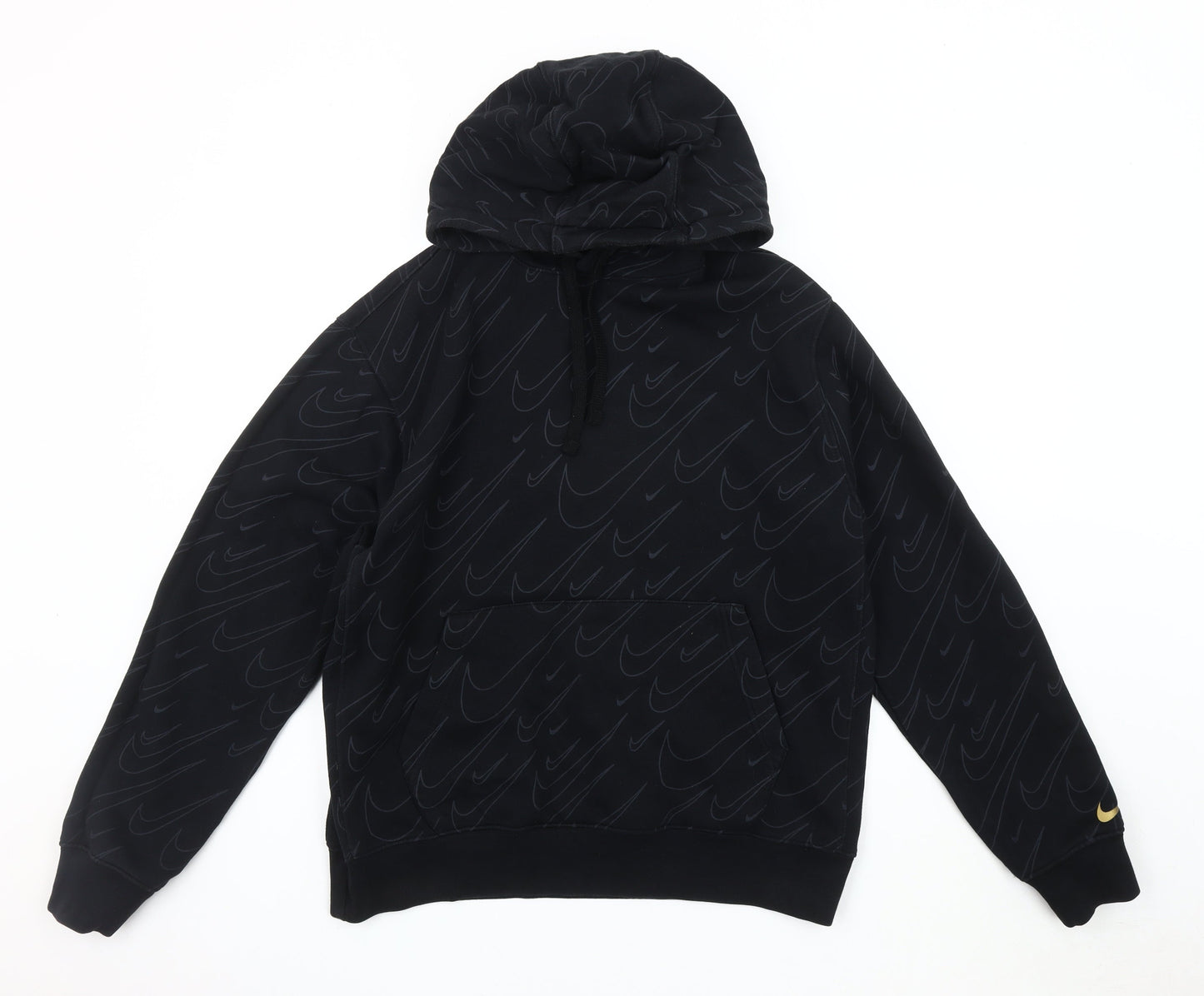 Nike Men's Black M Hoodie Pullover with Logo