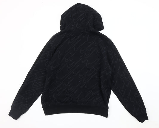 Nike Men's Black M Hoodie Pullover with Logo