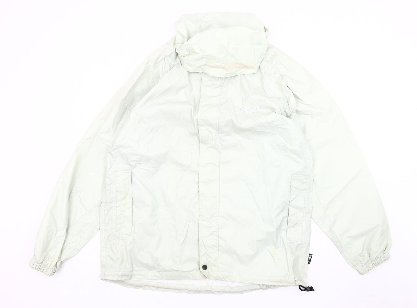 Regatta Men's White Rain Coat Jacket L Casual