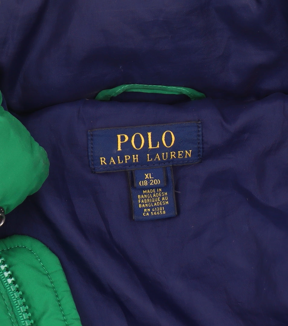 Polo Ralph Lauren Unisex Green Puffer Jacket XL