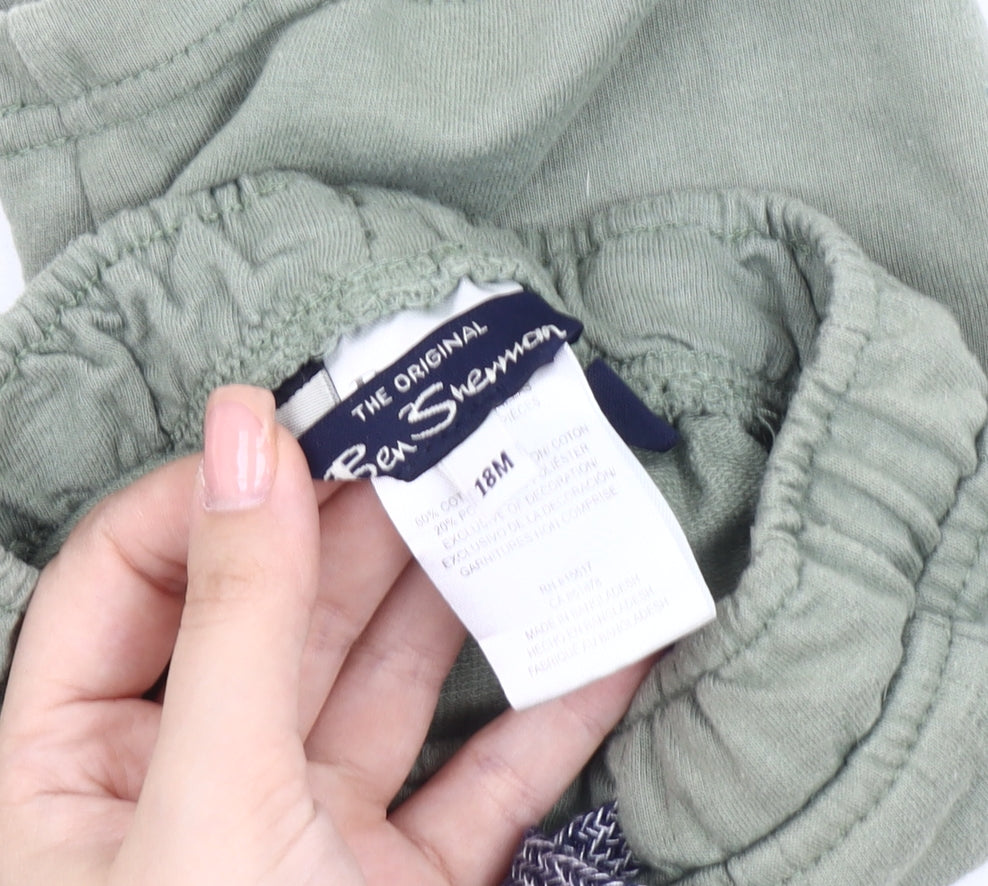 Ben Sherman Green Unisex Baby Shorts 18 Months