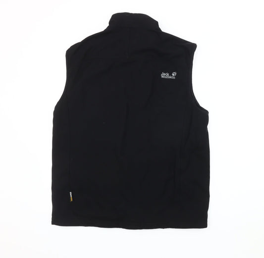 Jack Wolfskin Men's Black Soft Shell Waistcoat M