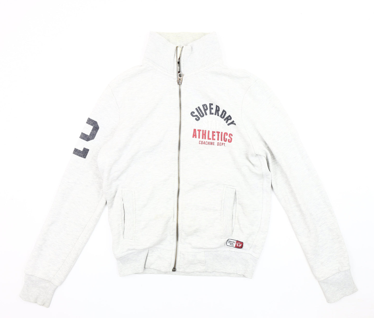 Superdry Men's Grey Varsity Jacket, Size M