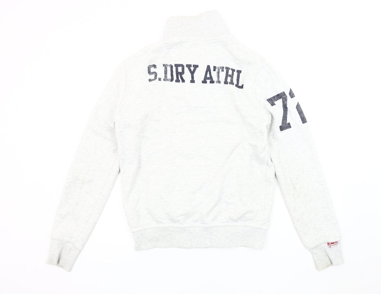 Superdry Men's Grey Varsity Jacket, Size M