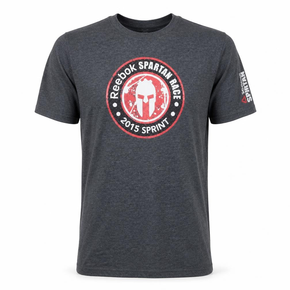 Spartan Men's Grey Sports T-Shirt L Crew Neck