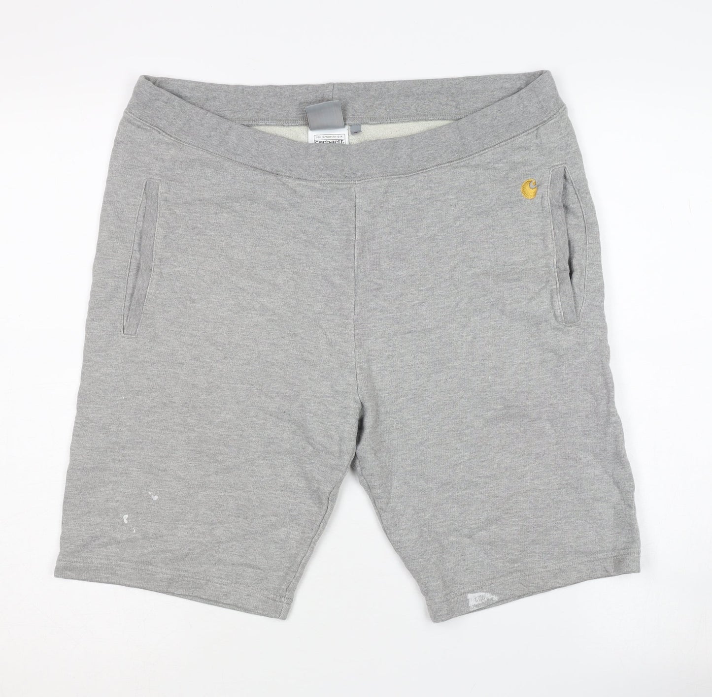 Carhartt Men's Grey Sweat Shorts M - Elastic, Pockets
