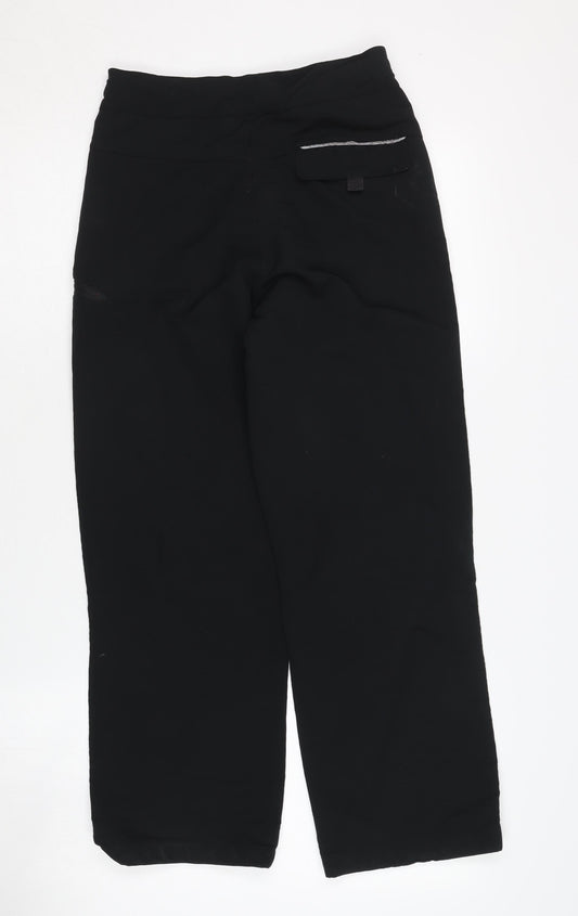 Peter Storm Girls Black Trousers - 13 Years, Straight Fit