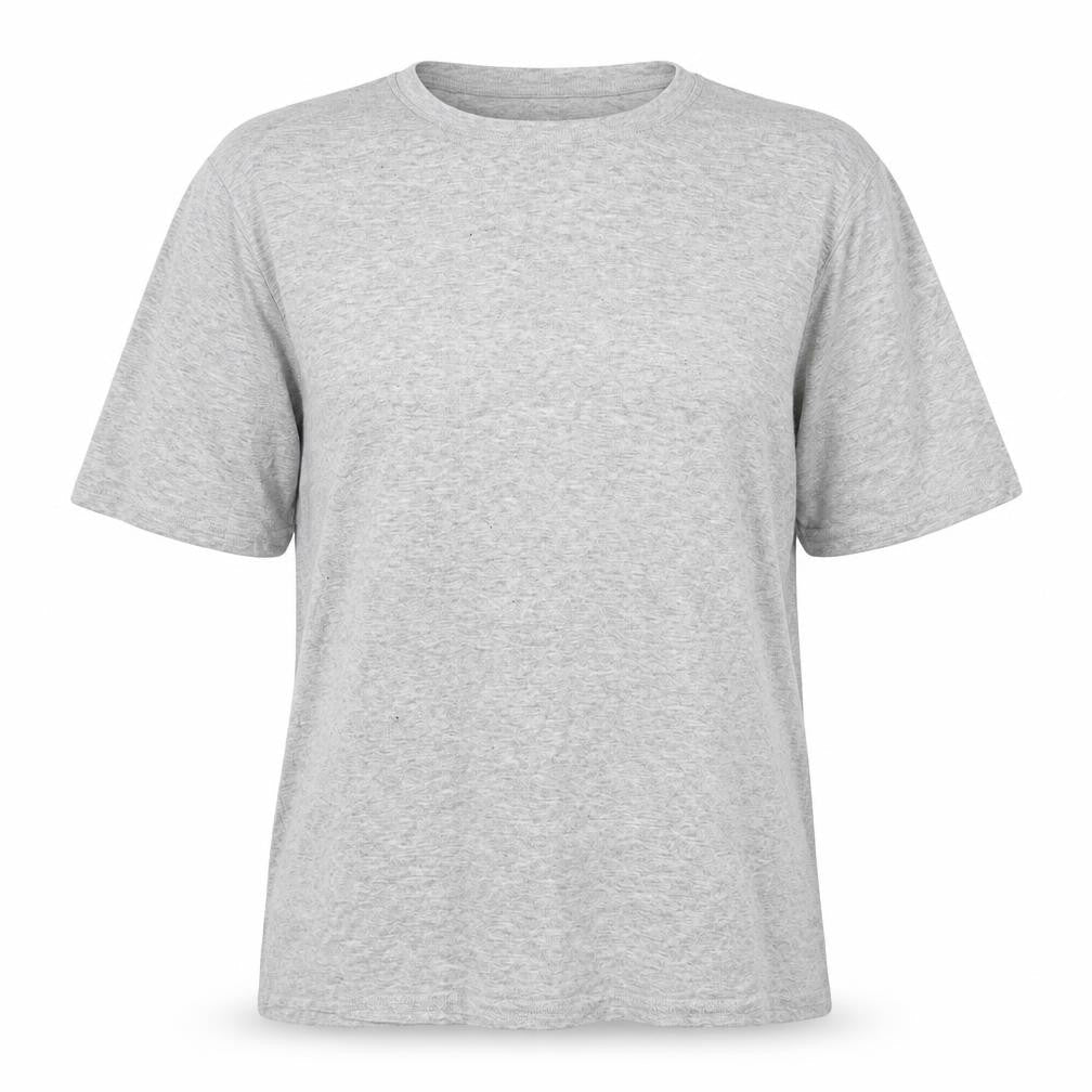 Womens UK Size 16 JD Williams Grey Cotton T-Shirt
