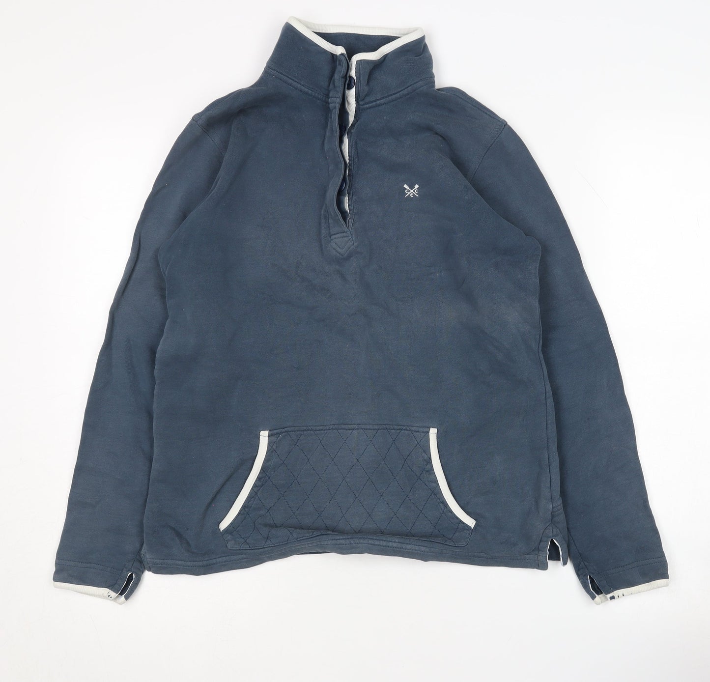 Crew Clothing Co Women's Blue Size 8 Sweatshirt