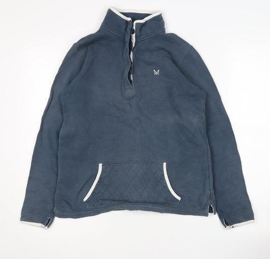 Crew Clothing Co Women's Blue Size 8 Sweatshirt