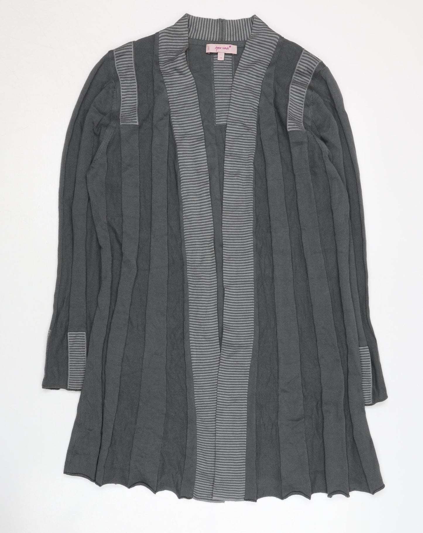 Marks and Spencer Women’s Grey Open Front Cardigan Size 14