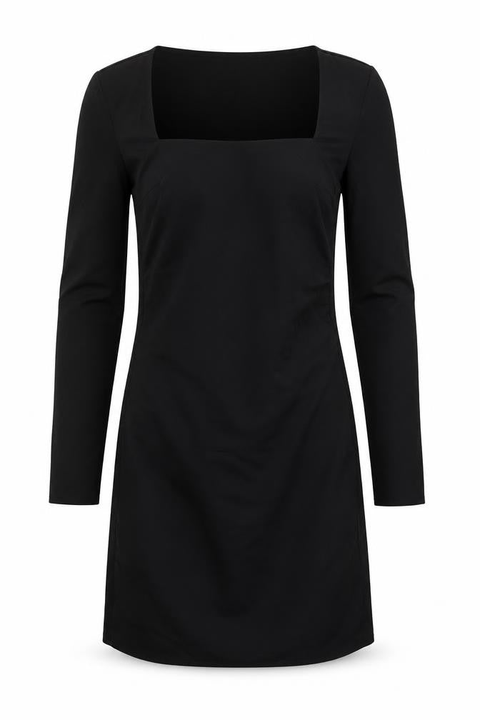 Bershka Women's Black Sheath Mini Dress XS