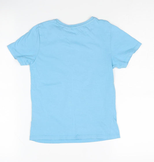 H&M Boys Blue Captain America T-Shirt 6-7 Years
