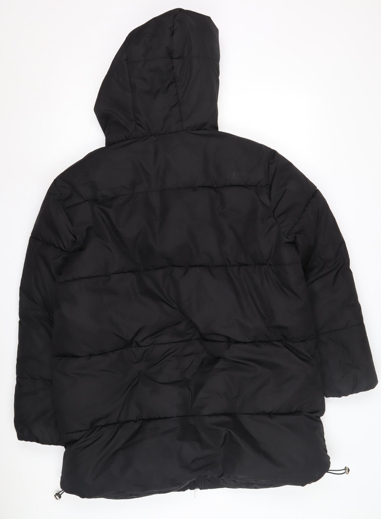 New Look Women's Black Puffer Jacket Size 10