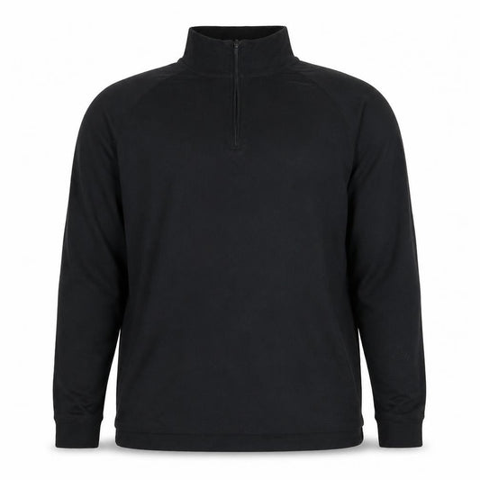 Trespass Men's Black XL Casual Pullover, High Neck, Long Sleeve