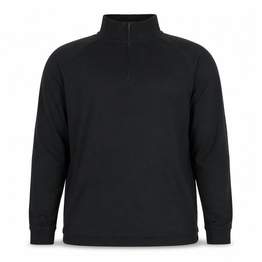 Trespass Men's Black XL Casual Pullover, High Neck, Long Sleeve