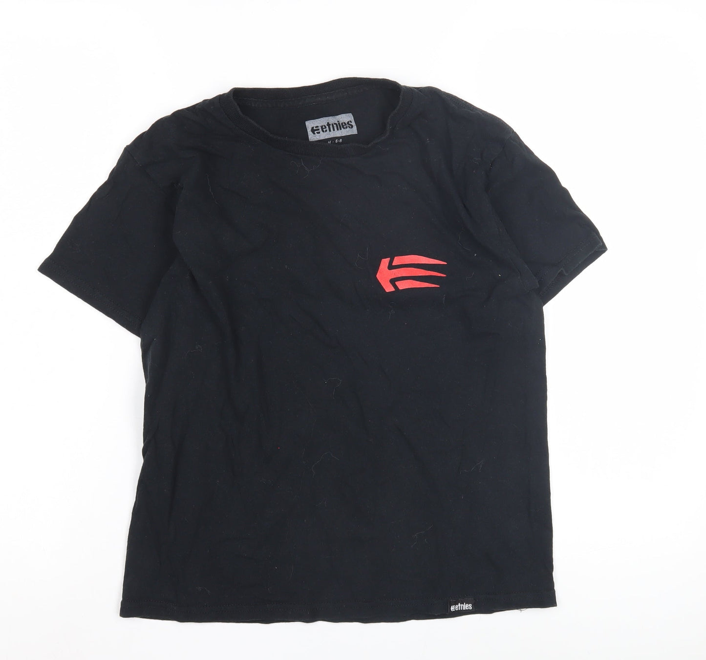 Etnies Unisex Black Medium T-Shirt - Cotton Crew Neck