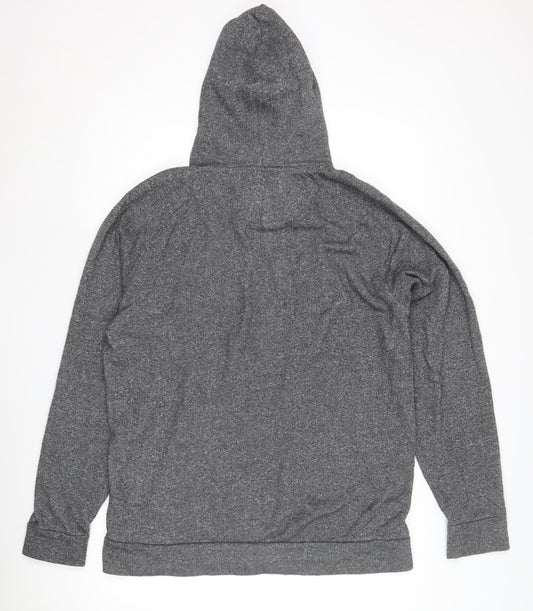 Jack & Jones Men's Grey Pullover Hoodie L