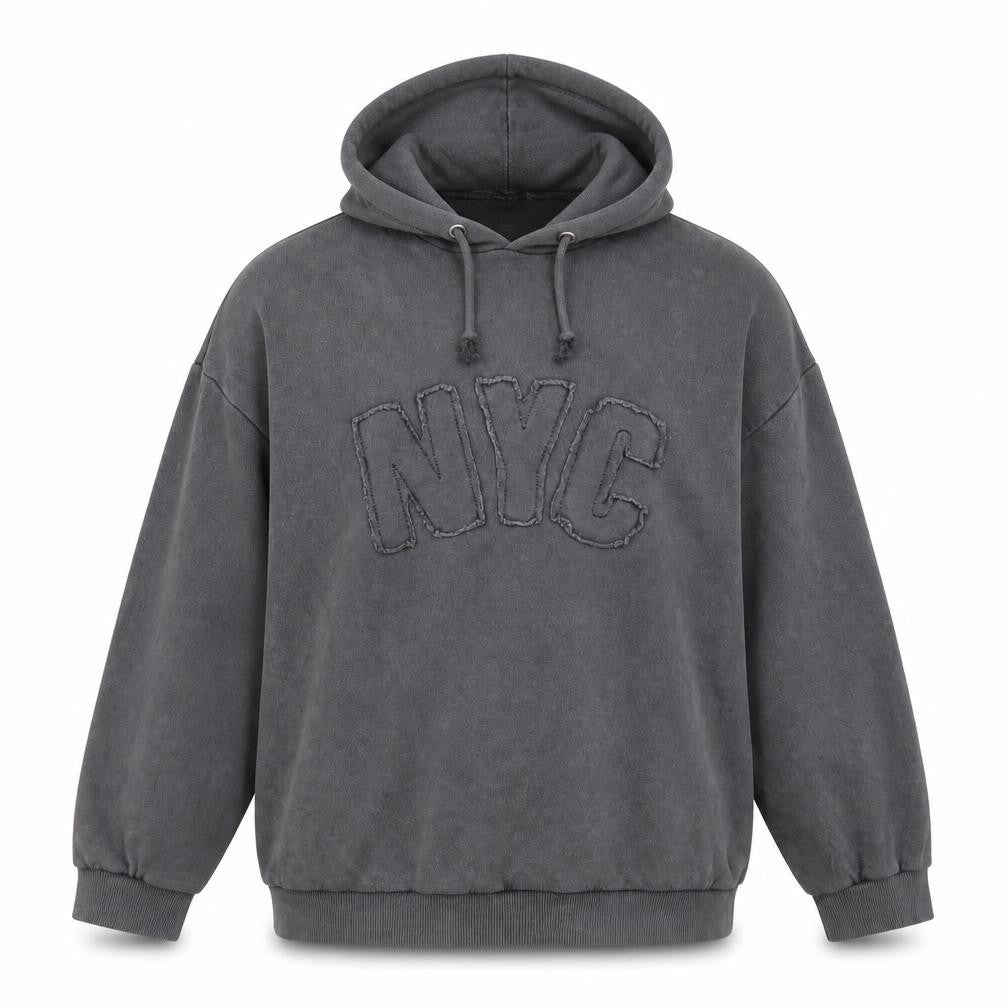 Boohoo Grey Womens Pullover Hoodie - Size 12 Plus