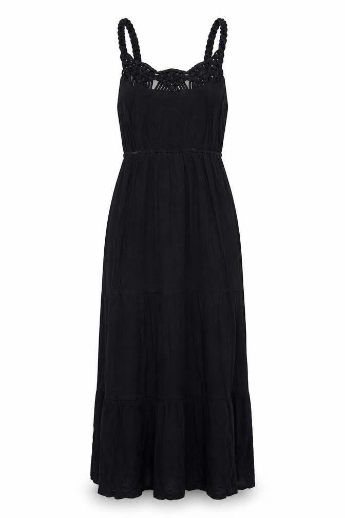 Next Women’s Black Maxi Dress, Size 8, Summer Casual