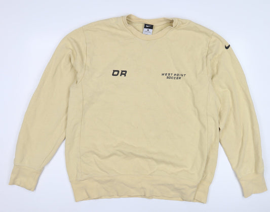 Nike Men's Beige Pullover Sweatshirt, Size L