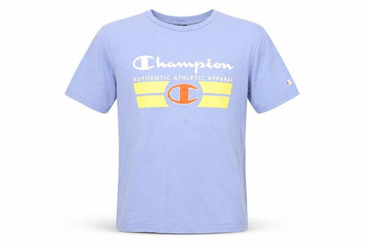 Mens UK Size M Champion Blue  Cotton Blend T-Shirt