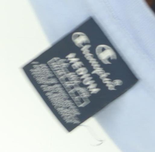 Champion Men's Blue M Graphic Print Logo T-Shirt