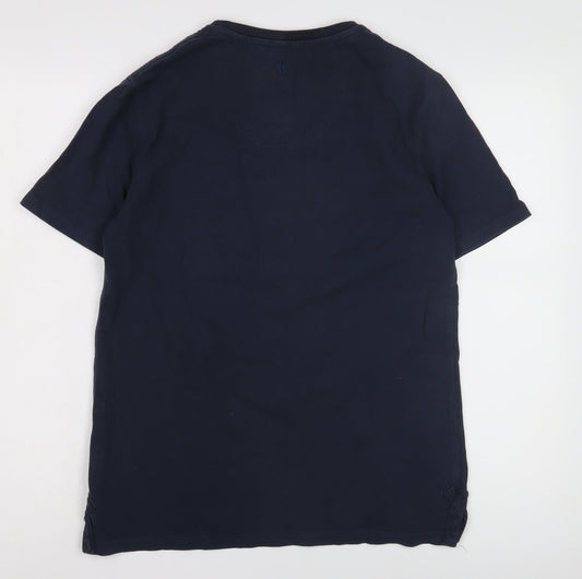 Fat Face Men’s Blue Graphic Print T-Shirt Size S