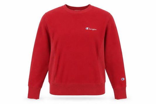 Womens UK XS Regular Champion Red Pullover Sweatshirt