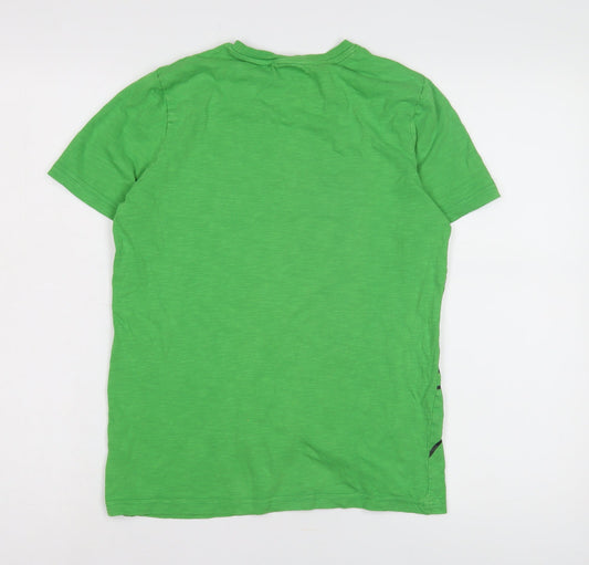 Xbox Boys Green Graphic Print T-Shirt, L, Casual Summer