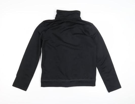 Nike Boys Black and White Track Jacket, Size 9-10 Years